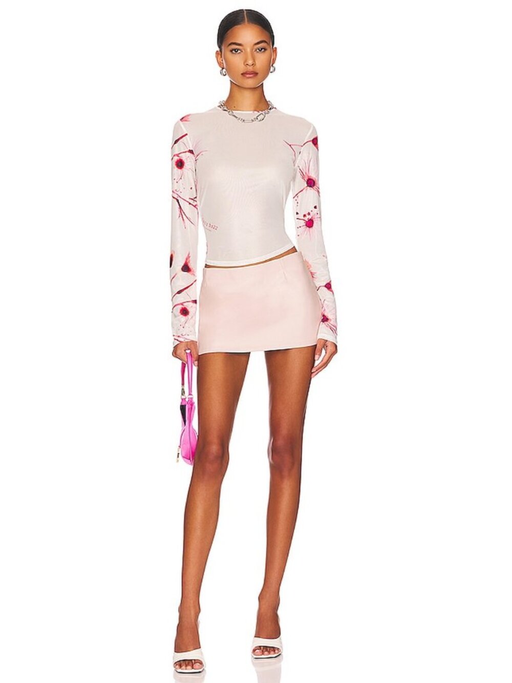 Miaou Long Sleeve Tee Xray Flower